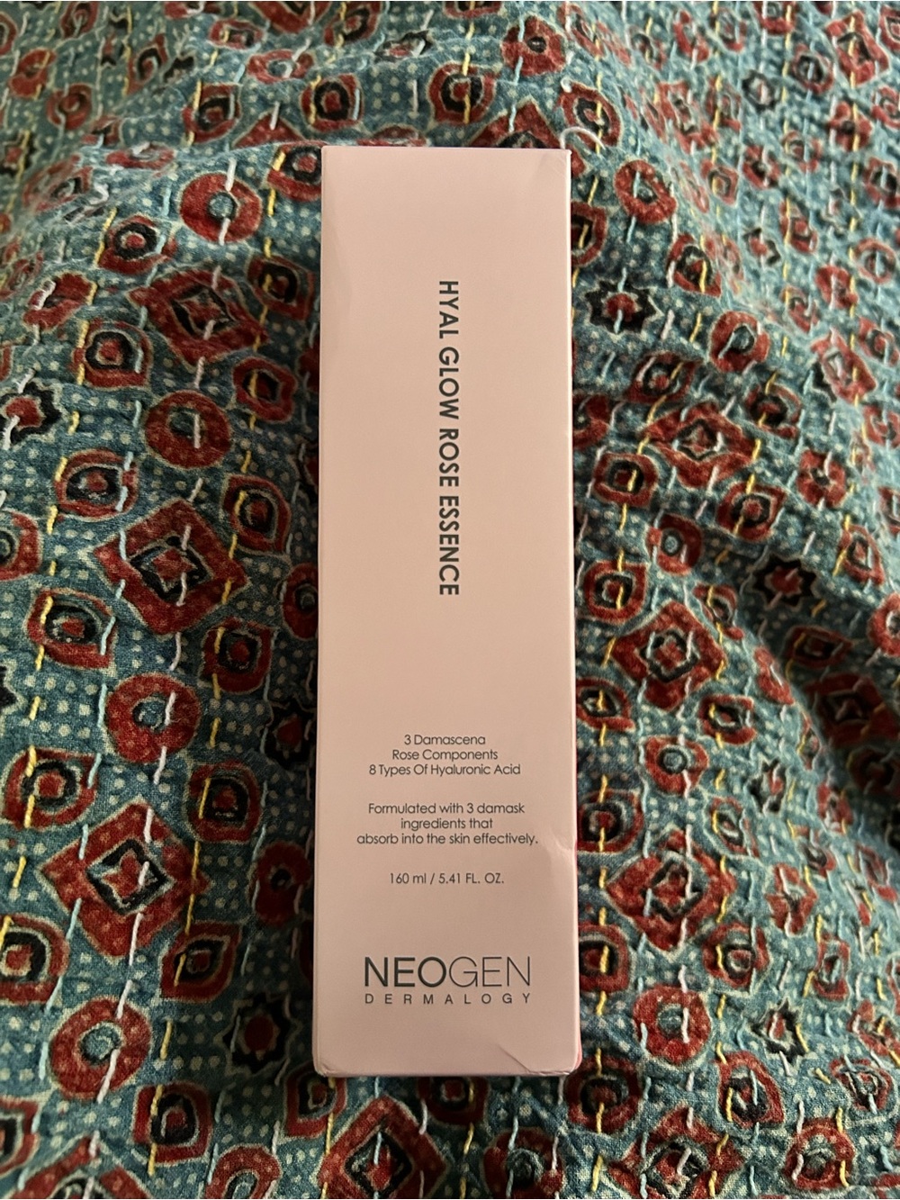 Neogen Dermalogy Hyal Glow Rose Essence — Pink Hydrating Facial Essence